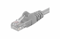 PREMIUMCORD Patch kabel UTP RJ45-RJ45 CAT5e 7m šedá