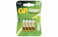 Baterie GP Super Alkaline R03 (AAA, mikrotužka) bl