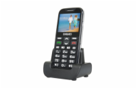 EVOLVEO EasyPhone XD, mobilní telefon pro seniory s nabíjecím stojánkem (černá barva)