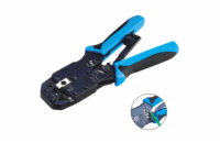KLEŠTĚ DATACOM PROFI BLUE II 4P+6P+8P BL račna (RJ45,12,11,10)