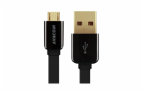 Kabel AVACOM MIC-40K USB - Micro USB, 40cm, černá