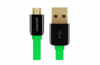 AVACOM MIC-40G kabel USB - Micro USB, 40cm, zelená