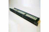 Datacom 3004 DATACOM Patch panel 19" UTP 48 port CAT5E LSA 1U BK (6x8p)