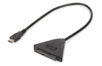 Digitus Kabelový adaptér  USB typu C na SATA III, čipová sada: NS1068X, 5 Gbps