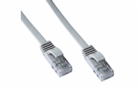 DATACOM Patch cord UTP CAT6 5m šedý FLAT plochý