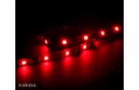 AKASA LED pásek Vegas M / AK-LD05-50RD / 15x LED / 10x magnet / 12V / 50cm / 4-pin / červený