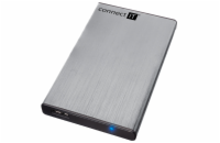 CONNECT IT externí box LITE pro HDD 2,5" SATA, USB 3.0 stříbrný