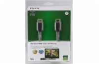 Belkin kabel HDMI HighSpeed 3D s Ethernetem,4K, zlacený - 5m