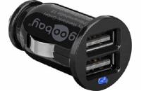 goobay Napájecí 12V autoadaptér na 2x USB 2,1A černý