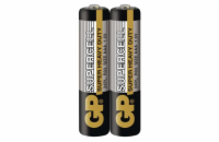 GP zinko-chloridová baterie 1,5V AAA (R03) Supercell 2ks fólie