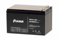 FUKAWA olověná baterie FW 12-12 U do UPS APC/ AEG/ EATON/ Powerware/ 12V/ 12Ah/ životnost 5 let/ Faston F2-6,3mm