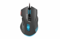 Genesis herní optická myš XENON 200/3200 DPI/Herní/Optická/Pro praváky/Drátová USB/Černá