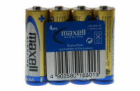 MAXELL LR6 4S AA Alkalická baterie AA (R6), shrink 4 ks