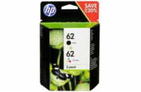 HP ink 62 (černá 4ml, barevná 4,5ml) pro HP ENVY 5540, HP ENVY 5640, HP ENVY 7640, HP OfficeJet 5740