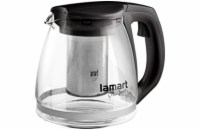 Lamart LT7025 Konvice na čaj VERRE 1,1 l, černá