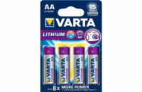 Baterie Varta 6106, AA/R06 lithium Blistr(4)