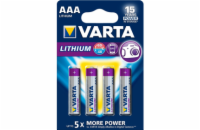 Baterie Varta 6103, AAA/R03 lithium Blistr(4)