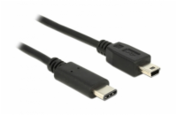 Delock Kabel USB Type-C™ 2.0 samec > USB 2.0 typ Mini-B samec 0,5 m černý