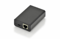 DIGITUS Gigabit PoE+ Splitter 10 100 1000 Mbps 24W Input: 802.3at PoE Output: 5V 2A 9V 2A 12V 2A plastic housing black