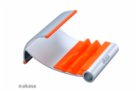 AKASA AK-NC054 stojánek pro tablety, - stříbrno-oranžový AK-NC054-OR AKASA stojánek na tablet AK-NC054-OR, hliníkový, oranžový