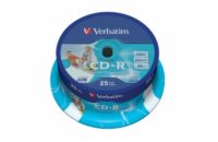 VERBATIM CD-R(25-Pack)Spindle/Printable/52x/700MB/DLP