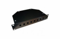 TRITON 10" optická vana pro 8 spojek simplex SC 1U černá