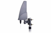 EVOLVEO Shark, aktivní venkovní anténa DAB+/DVB-T2, filtr LTE,4G,5G