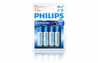 Philips baterie AA ExtremeLife+, alkalická - 4ks