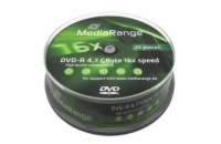 MEDIARANGE DVD-R 4,7GB 16x spindl 25ks