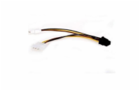 GEMBIRD Kabel redukce - rozdvojka napájení 1x 5,25" na PCIe (6pin)