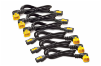 APC Power Cord Kit (6 ea),Locking,C13toC14 (90Dg),0.6m AP8702R-WW