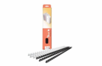 PEACH vazací hřbet Binding Combs 21 Rg A4 8mm, bílý, 100ks