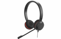 Jabra Evolve 20/Stereo/USB/Drát/MS/Černá-červená