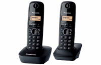 Panasonic KX-TG1612FXH, bezdrát. telefon, 2 sluchátka