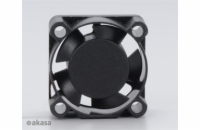 AKASA ventilátor AK-189BK-2B, 25x25x10mm, 2 pins, 2x kuličkové ložisko