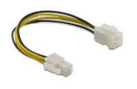 Delock prodlužovací napájecí kabel p4 (4-pinový) samec / samice, 15 cm
