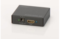 Digitus 4K HDMI Rozbočovač 1x2,, podporuje audio, DSD audio, HD Audio,  černý