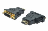 Digitus adaptér HDMI A samec / DVI(24+5) samice, černo/šedý