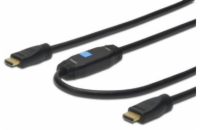 Digitus propojovací kabel s Aktivním zesílením HDMI High Speed Ethernet Ultra HD 24p,  10M