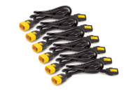 APC Power Cord Kit, ( 6ea) ,Locking,  10A, 100-230V, C13 to C14, 1,8m