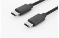 ASSMANN USB Type-C connection cable type C to C M/M 1.0m High-Speed bl