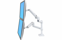 Ergotron LX Dual Stacking Arm, stolní ramena pro 2 lcd, flexibilní, bílé 45-492-216 ERGOTRON LX Dual Stacking Arm, stolní ramena pro 2 lcd. max. 27", flexibilní , bílé