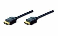 Digitus Připojovací kabel HDMI High Speed, typ A M/M, 2,0 m, Ultra HD 60p, zlatý, bl