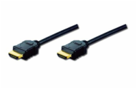 Digitus Připojovací kabel HDMI High Speed, typ A M/M, 3,0 m, Ultra HD 60p, zlatý, bl