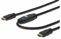 Digitus propojovací kabel s Aktivním zesílením HDMI High Speed Ethernet Ultra HD 24p,  15M
