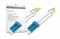 DIGITUS LWL patchcable LC/LC 09/125um singelmode Duplex halogenfree with protocol yellow 3m