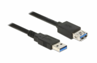 Delock Prodlužovací kabel USB 3.0 Typ-A samec > USB 3.0 Typ-A samice 2,0 m černý