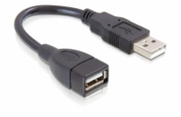 Delock USB 2.0 kabel, prodlužující A-A samec/samice 13 cm