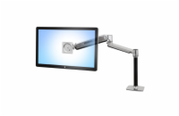 ERGOTRON LX HD Sit-Stand Desk Mount LCD Arm, Polished, stolní rameno max  46" display