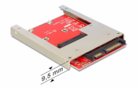 Delock adaptér SATA 22 pin na mSATA full size (61892)
